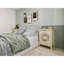 Commode de rangement à 3 tiroirs creux pour décoration de chambre à coucher, couleur naturelle, design moderne, motif exquis, glissières lisses, armoire à poignées en métal confortable et rangement pour le salon, style,