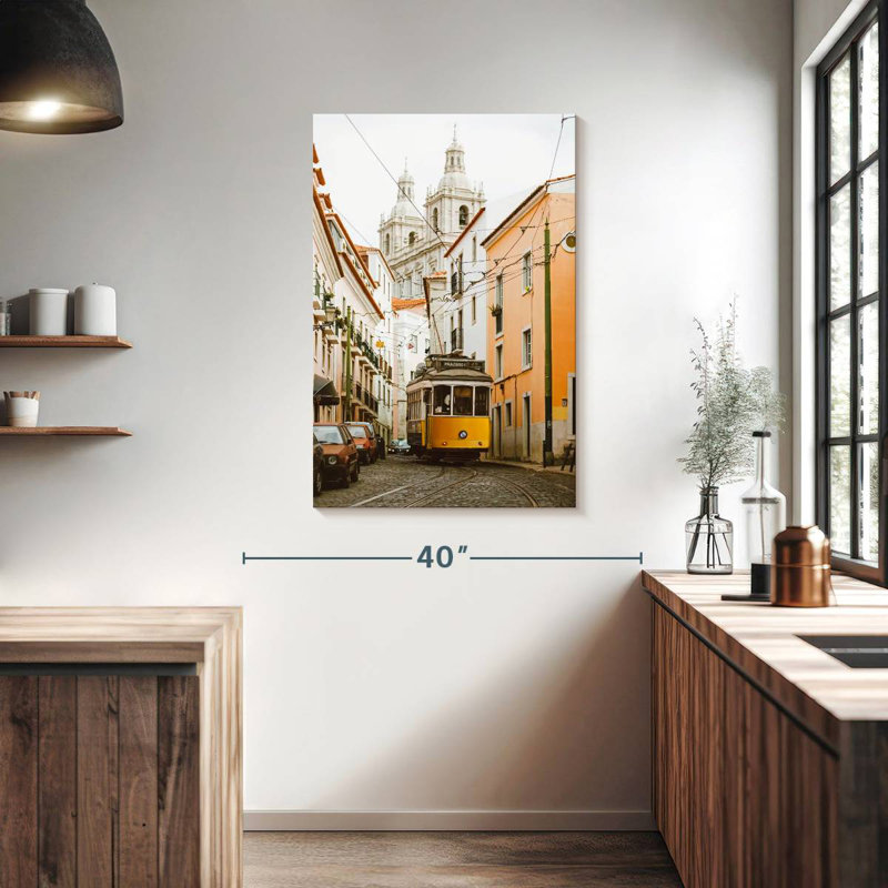Mehar Alfama - jaune, H 39 po x l 26 po