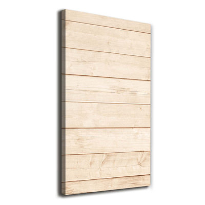 Wooden Background - Wrapped Canvas Print