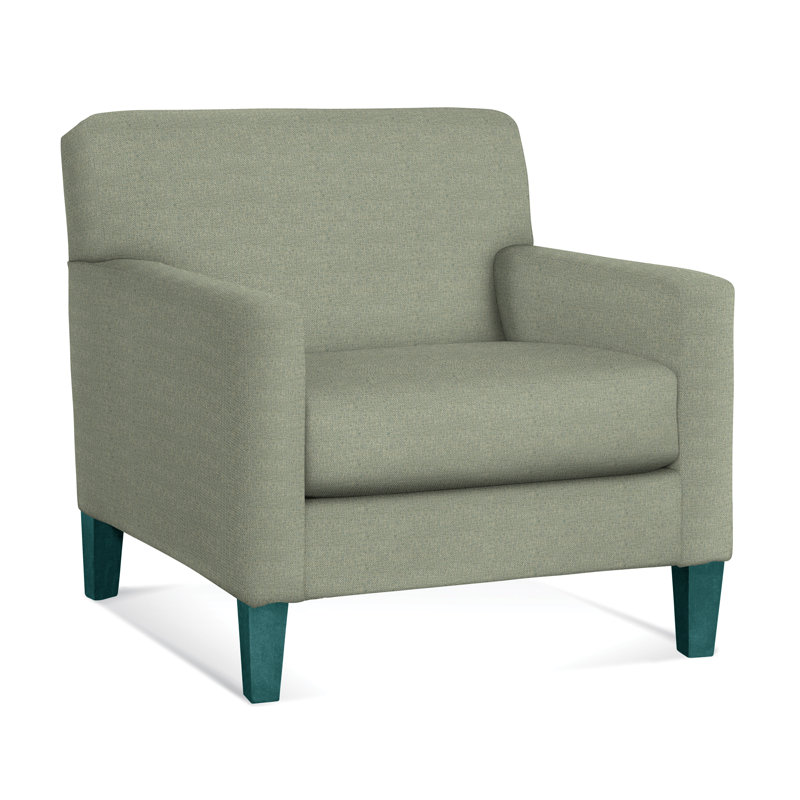 Tampa Armchair, Green Performance Fabric; 0851-54, Flax