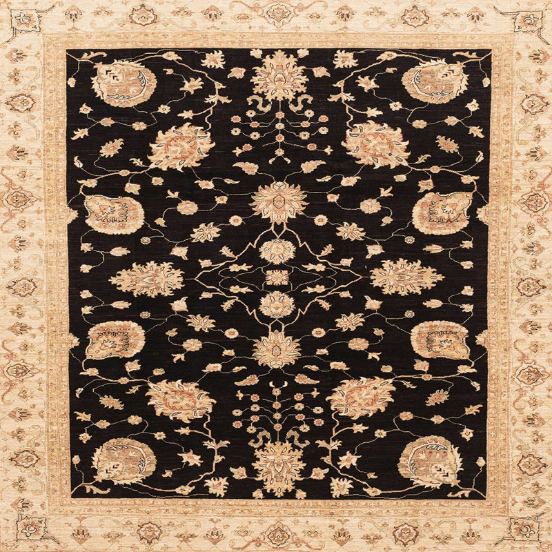 Abstract Indoor Rug, Square 5'