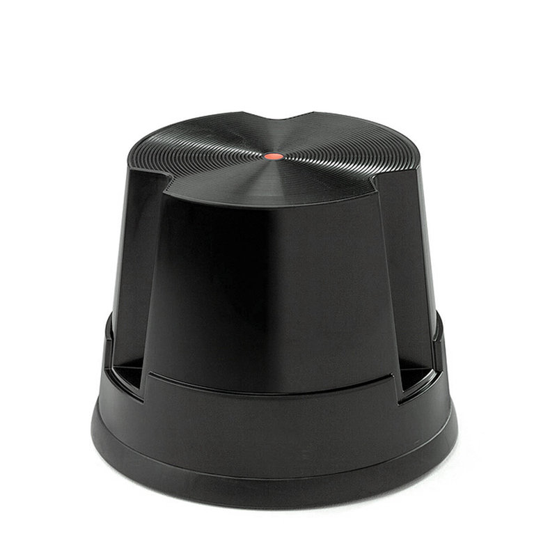 Short Black 1-Step Stool