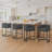 Modern Upholstered Counter Stool with Metal Frame-124062054