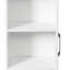 Bibliothèque avec armoire à trois portes coulissantes, bibliothèque sur pied à 3 niveaux, classeur à dossier coulissant, armoire de rangement dissimulée dans le salon de la chambre à coucher avec roulettes