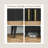 27.6" Wide Fluted Sideboard Cabinet With 2 Drawers And Adjustable Shelves - Black-2113076139