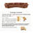Minimore Modern Style 112.6" W Marigold L Shape 5s Sofa-1163986514