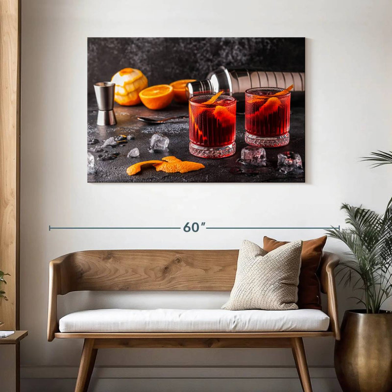 Yarlin Negroni pour deux, H 30 po x l 45 po