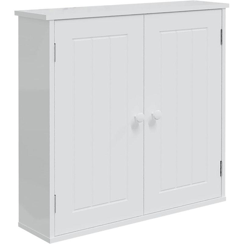 Armoire de rangement compacte avec 2 portes réglables