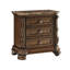 Ensemble de chambre à coucher rembourrée 5 pièces en bois massif Muller-255048881