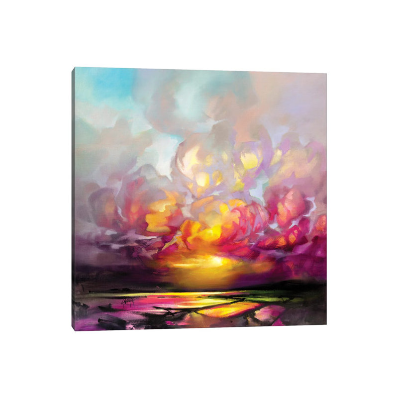 First Light On Loch Carron by Scott Naismith - Wrapped Canvas Print, 45.72 cm H x 45.72 cm W