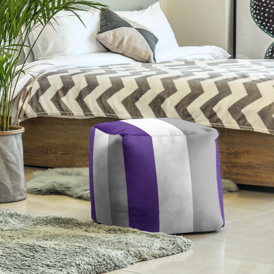 Upholstered Polyester Blend Cube