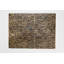 Gold And Black Etch Forest Glass Rectangular Placemat
