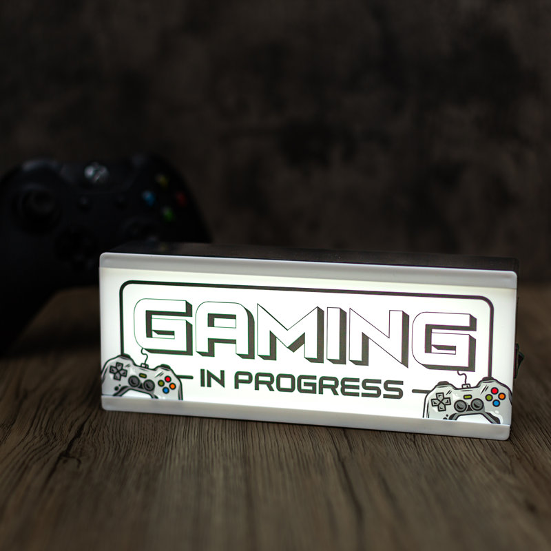 Light Up Room Sign Gaming In Progress