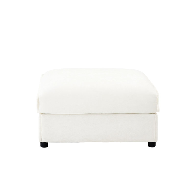 Fabric Upholstered Ottoman, For Living Room/Bedroom