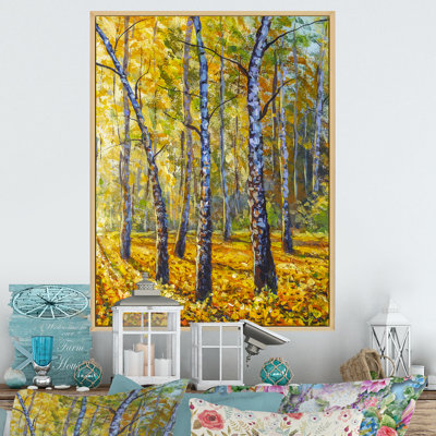 Path To The Birch Forest II " Path To The Birch Forest II " Painting Print