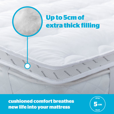 Silentnight Airmax 5cm Deep Mattress Topper