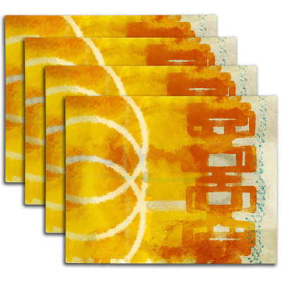 Napperon abstrait en polyester