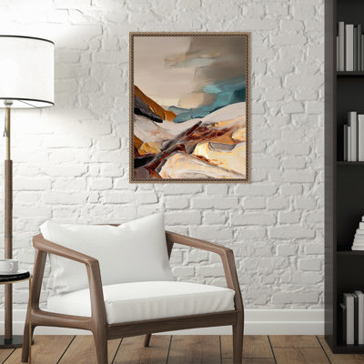 «Sunset Horizon Bliss» par Brooke Massey, reproduction d'art sur toile encadrée