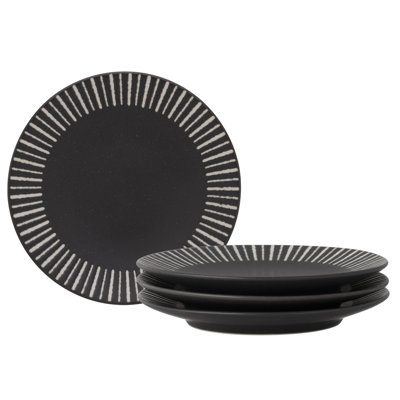  Noritake Colorwave Stripe Set of 4 Mini Plates, 6.25"