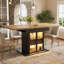 Metal Base Dining Table-914158153