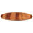  Table Top Solid Wood Acacia Round 0.59"-0.63" 27.6"