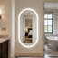 Wall LED Bathroom Mirror Dimmable 3 color temperature Anti-fog -1034408704