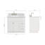 Ensemble de meuble-lavabo simple 37 po Partham-1914477227