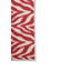 Tapis beige / rouge à imprimé animal-1370297239