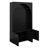 Farmhouse Hall Tree With Golden Hooks & Bench, Entryway Organizer With Adjustable Shelves, Shoe Storage, Anti-Tip-1612314123