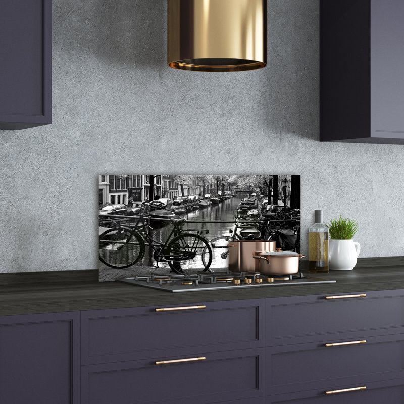 Daloni 50cm W x 100cm L Glass Peel and Stick Panel