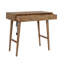 Bureau d'écriture en bois massif avec prises USB Alann-980282853