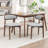 Upholstered Solid Wood Dining Chair Side Chair-1686037631