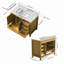 Meuble-lavabo 42 po