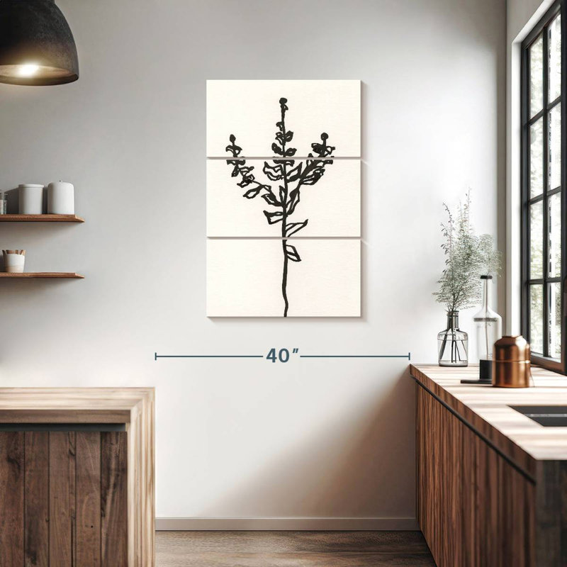 Esquisse botanique Harnek Ink II, H 38 po x l 24 po