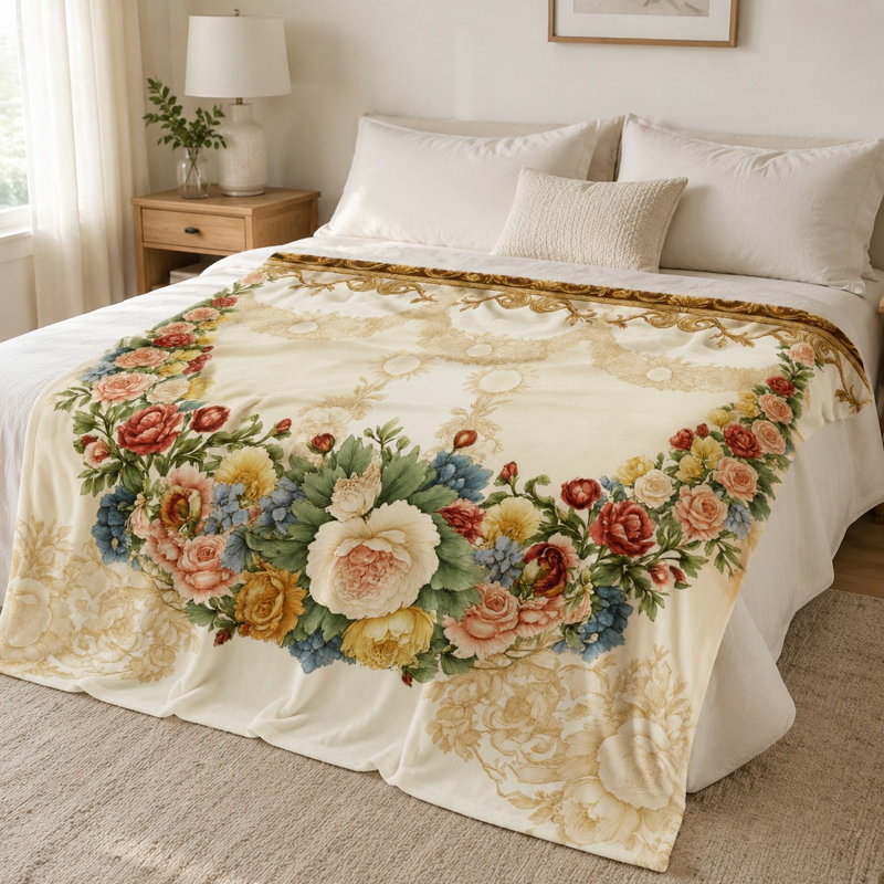 Jeté douillet en flanelle Cozy, L 50 po x l 40 po