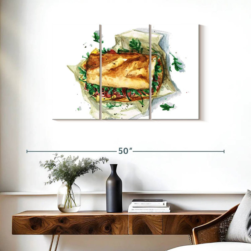 Sandwich, 24" H x 38" W