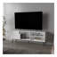 White TV Stand Multistorage With A Door And Open Storage-1012425157