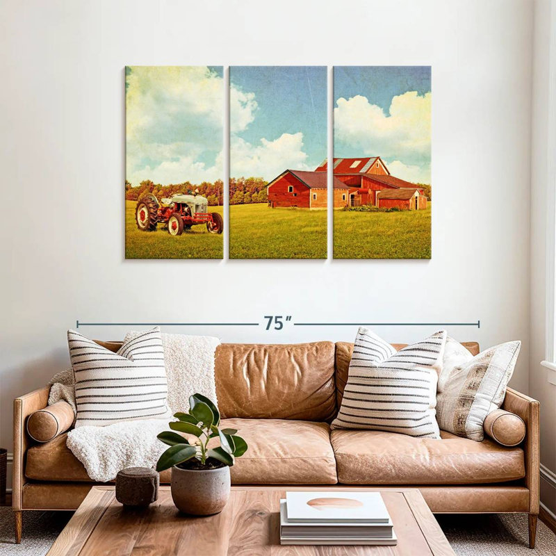 Lilie Old Farm Barn, 36" H x 57" W