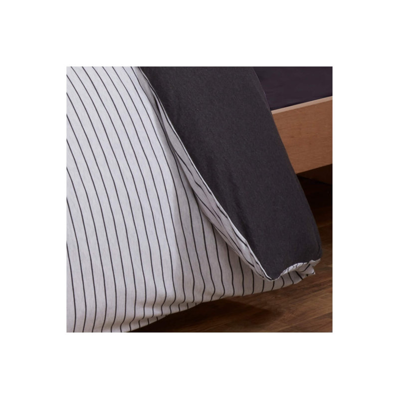 Wilkerson Polyester Striped Duvet Cover Set with Pillowcases Included, 230 x 220cm Duvet Cover + 1 Standard Pillowcase