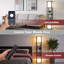 Lampe sur pied à 2 lumières Homechoose