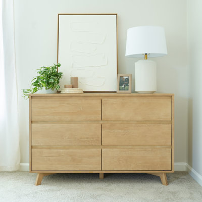 Commode scandinave à 6 tiroirs Lauritzen