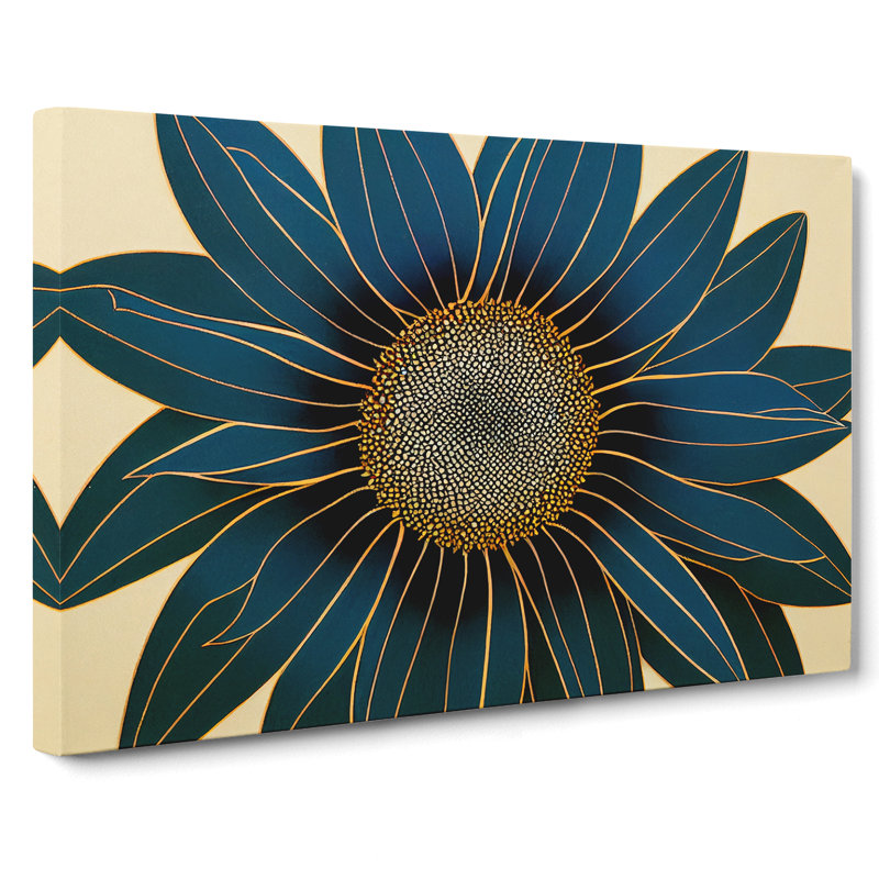 Extravagant Flower - Wrapped Canvas, 35cm H x 50cm W x 3cm D