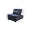 Canapé-lit polyvalent pliant avec repose-pieds pour une solution de siège ou de sommeil polyvalente, peu encombrante et confortable-1155758891