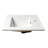 Alfi Brand 18.13 " Ceramic Rectangular Bathroom Sink and Overflow Hole