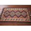 Pink Geometric Wool Kilim  Rug 3x5