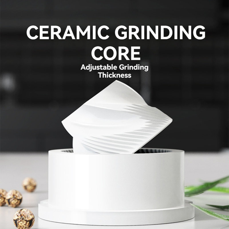 2 Pack Gravity Electric Salt And Pepper Grinder Set Lithium Battery Rechargeable