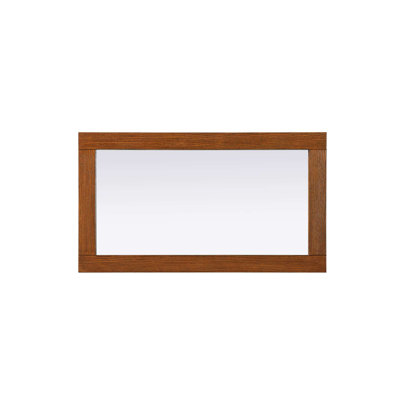 Noah Wooden Rectangle Mirror 42 x 36 in Honey Teak