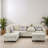 94.51" Left Hand Facing Sectional Couch with L-Shape Chaise, Modern Modular Sofa with Deep Seat, Upholstered Couches for Living Room Bedroom-2042330287