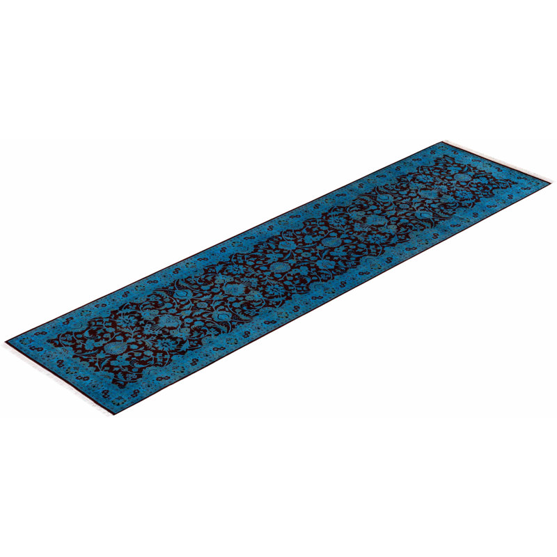 Fine Vibrance One-of-a-Kind 2' 6" X 10' 4" Hand Knotted Area Rug