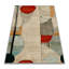 Tapis à motif géométrique abstrait multicolore Orion